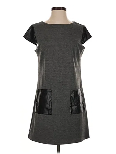 Pre-owned Mud Pie Casual Dress In Gray
