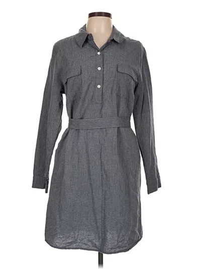 Pre-owned Mud Pie Casual Dress In Gray