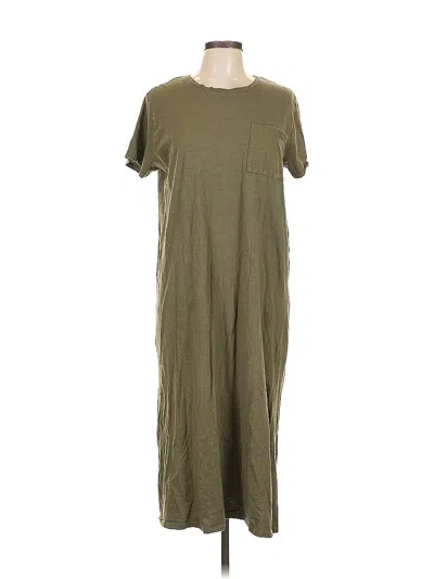 Pre-owned Mud Pie Casual Dress In Green
