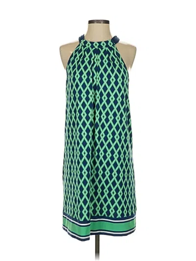 Pre-owned Mud Pie Casual Dress In Green