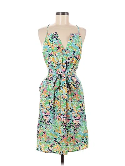 Pre-owned Mud Pie Casual Dress In Green