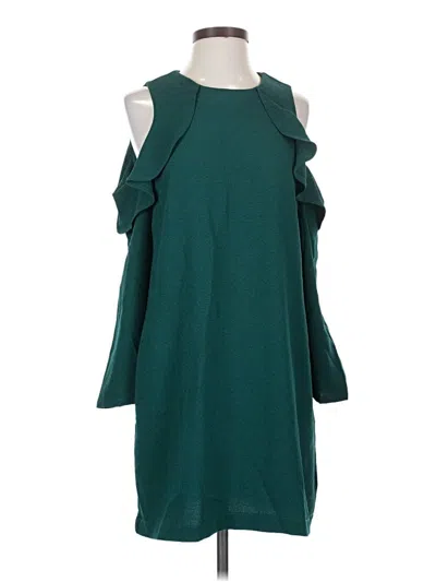Pre-owned Mud Pie Casual Dress In Green