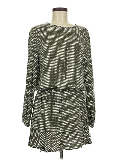 Pre-owned Mud Pie Casual Dress In Green