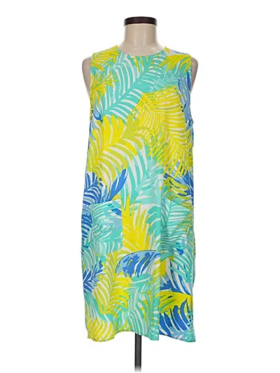Pre-owned Mud Pie Casual Dress In Green