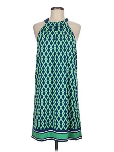 Pre-owned Mud Pie Casual Dress In Green
