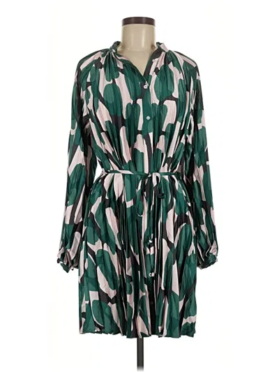 Pre-owned Mud Pie Casual Dress In Green