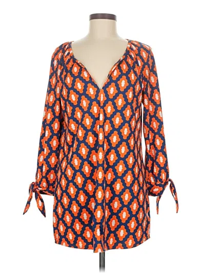 Pre-owned Mud Pie Casual Dress In Orange