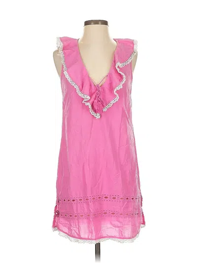Pre-owned Mud Pie Casual Dress In Pink