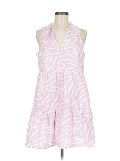 Pre-owned Mud Pie Casual Dress In Pink