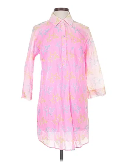 Pre-owned Mud Pie Casual Dress In Pink