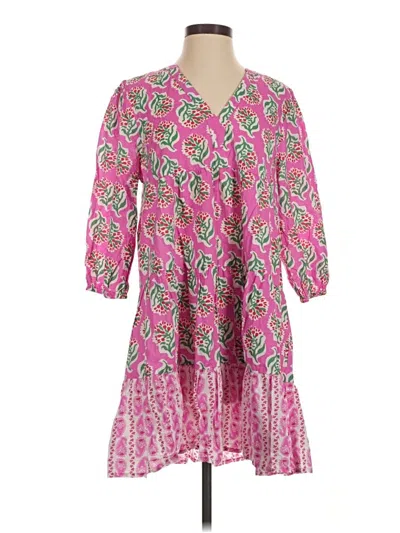 Pre-owned Mud Pie Casual Dress In Pink
