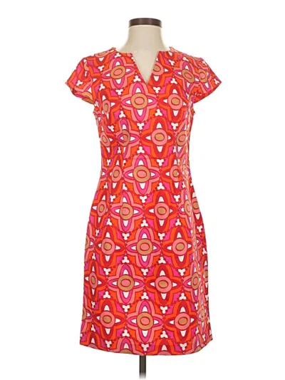 Pre-owned Mud Pie Casual Dress In Red