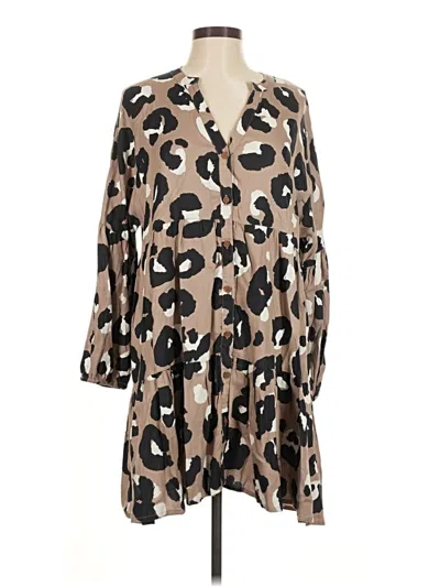 Mud Pie Casual Dress In Brown