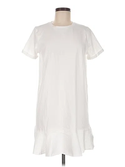 Mud Pie Casual Dress In White