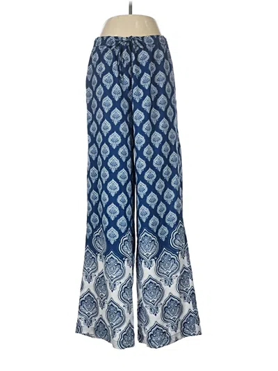 Pre-owned Mud Pie Casual Pants In Blue