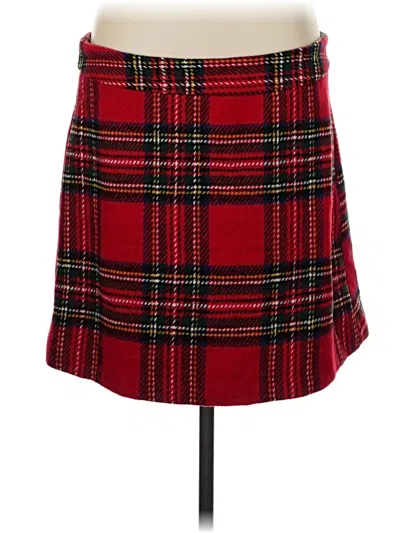Pre-owned Mud Pie Casual Skirt In Red