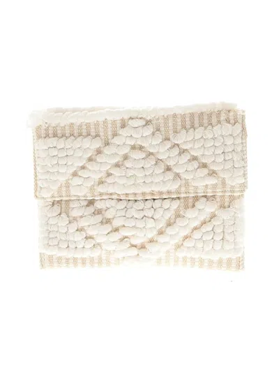Pre-owned Mud Pie Clutch In Ivory