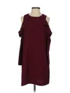 Mud Pie Cocktail Dress In Burgundy