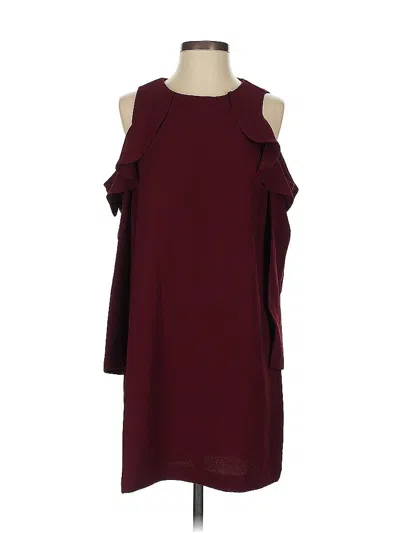 Mud Pie Cocktail Dress In Burgundy