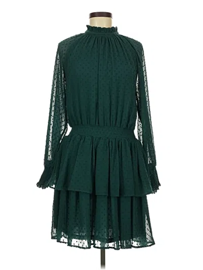 Pre-owned Mud Pie Cocktail Dress In Green