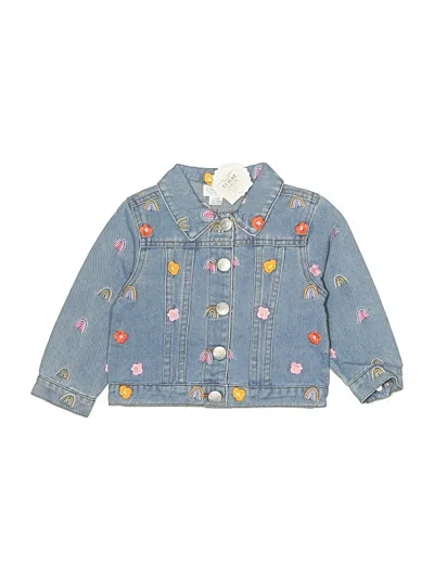 Pre-owned Mud Pie Kids' Denim Jacket In Blue