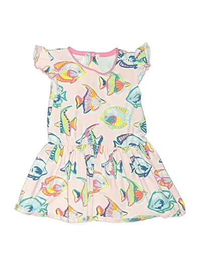 Pre-owned Mud Pie Kids' Dress In White