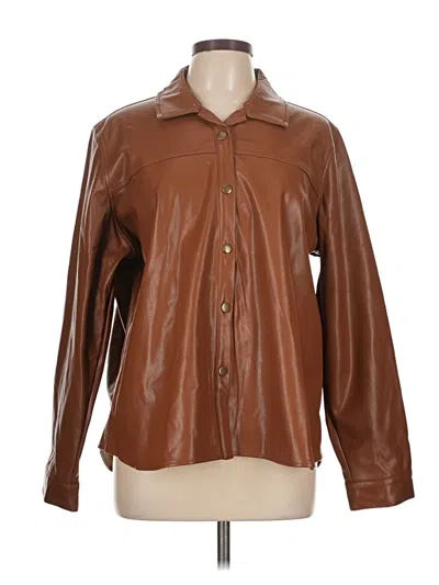 Pre-owned Mud Pie Jacket In Brown