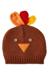 Mud Pie Knit Turkey Hat In Brown