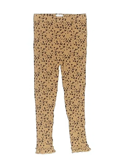Pre-owned Mud Pie Kids' Leggings In Gold