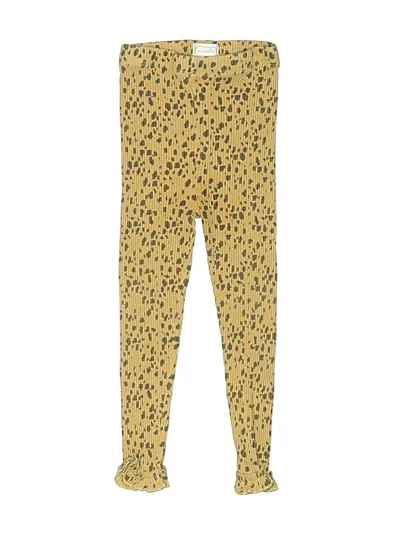Pre-owned Mud Pie Kids' Leggings In Yellow