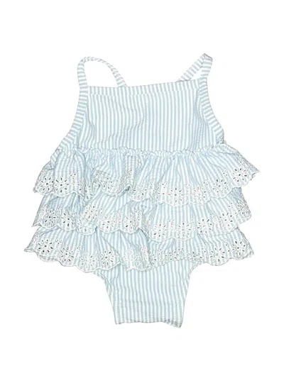 Pre-owned Mud Pie Babies' Leotard In Blue