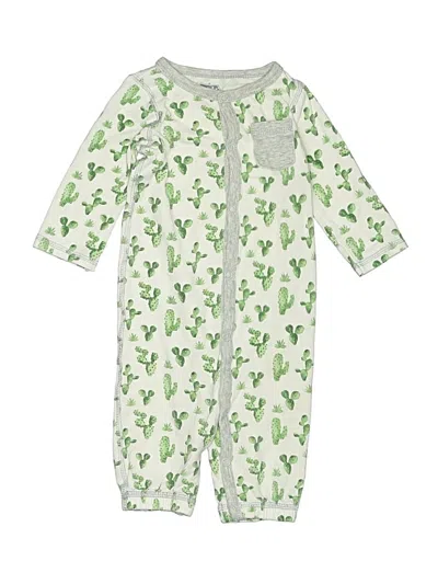 Pre-owned Mud Pie Babies' Long Sleeve Onesie In Green