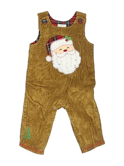 Pre-owned Mud Pie Babies' Overalls In Brown