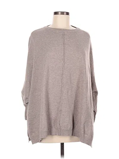 Pre-owned Mud Pie Poncho In Gray