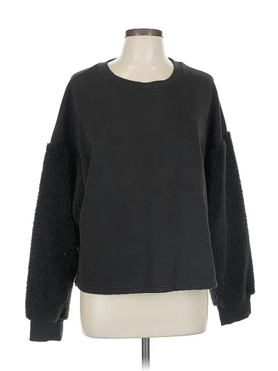 Pre-owned Mud Pie Pullover Sweater In Black