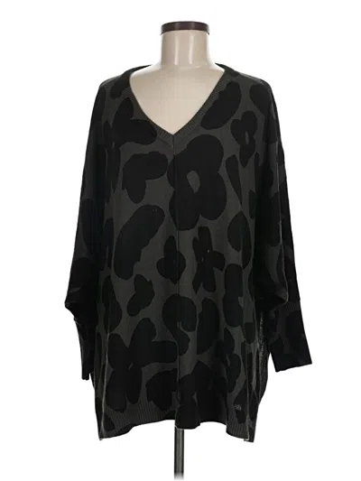 Pre-owned Mud Pie Pullover Sweater In Black