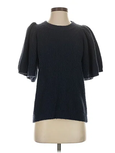 Pre-owned Mud Pie Pullover Sweater In Blue