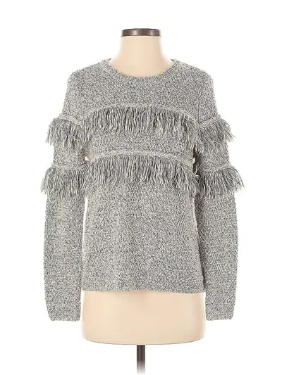 Pre-owned Mud Pie Pullover Sweater In Gray