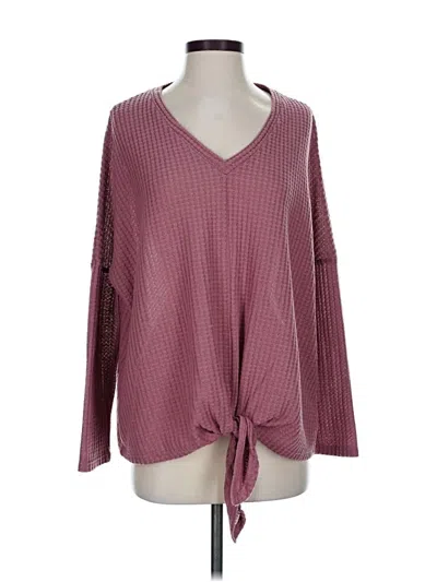 Pre-owned Mud Pie Pullover Sweater In Pink