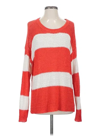 Pre-owned Mud Pie Pullover Sweater In Red