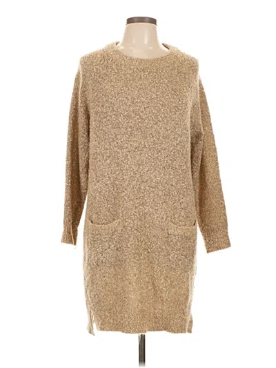 Pre-owned Mud Pie Pullover Sweater In Tan