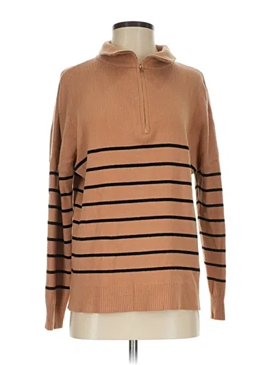 Pre-owned Mud Pie Pullover Sweater In Tan