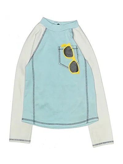 Pre-owned Mud Pie Kids' Rash Guard In Blue