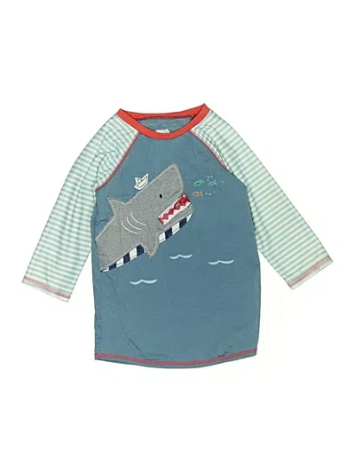 Pre-owned Mud Pie Kids' Rash Guard In Teal