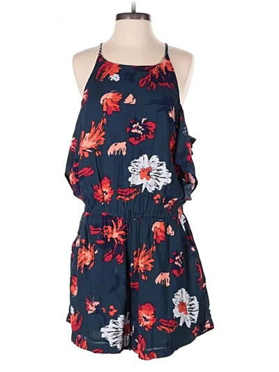 Pre-owned Mud Pie Romper In Blue