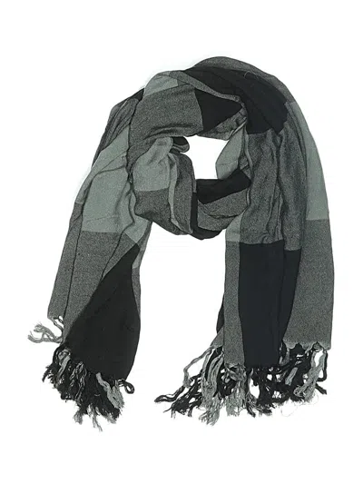 Pre-owned Mud Pie Scarf In Black