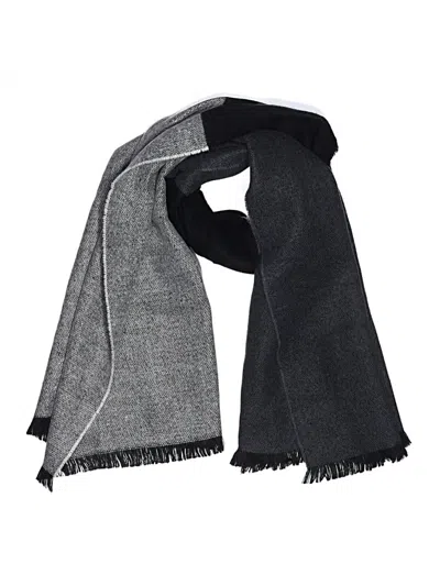 Pre-owned Mud Pie Scarf In Gray