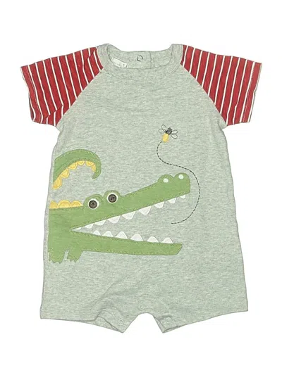 Pre-owned Mud Pie Kids' Short Sleeve Onesie In Green