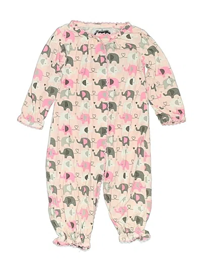 Pre-owned Mud Pie Babies' Short Sleeve Onesie In White