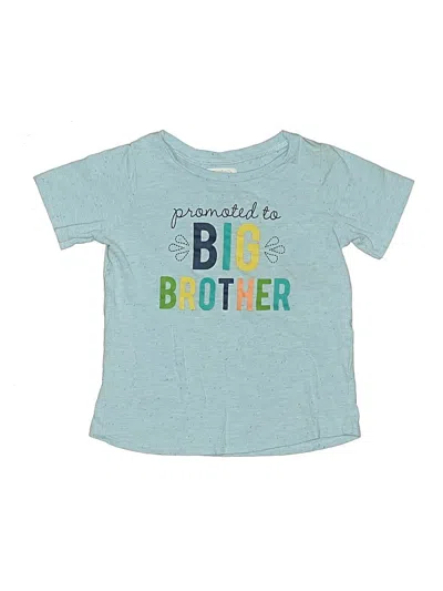 Pre-owned Mud Pie Kids' Short Sleeve T-shirt In Blue